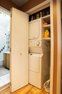 LAUNDRY CLOSET OPEN