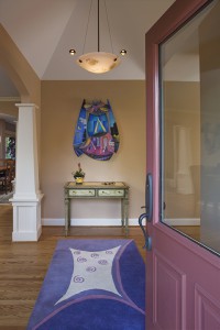 NEW ENTRY WELCOMES WITH FATHER’S PAINTING.