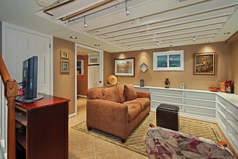 VIEW OF BASEMENT SITTING AREA