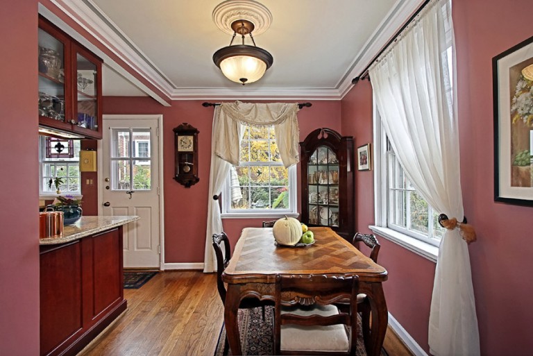 VIEW OF DINING ROOM FROM LIVING ROOM