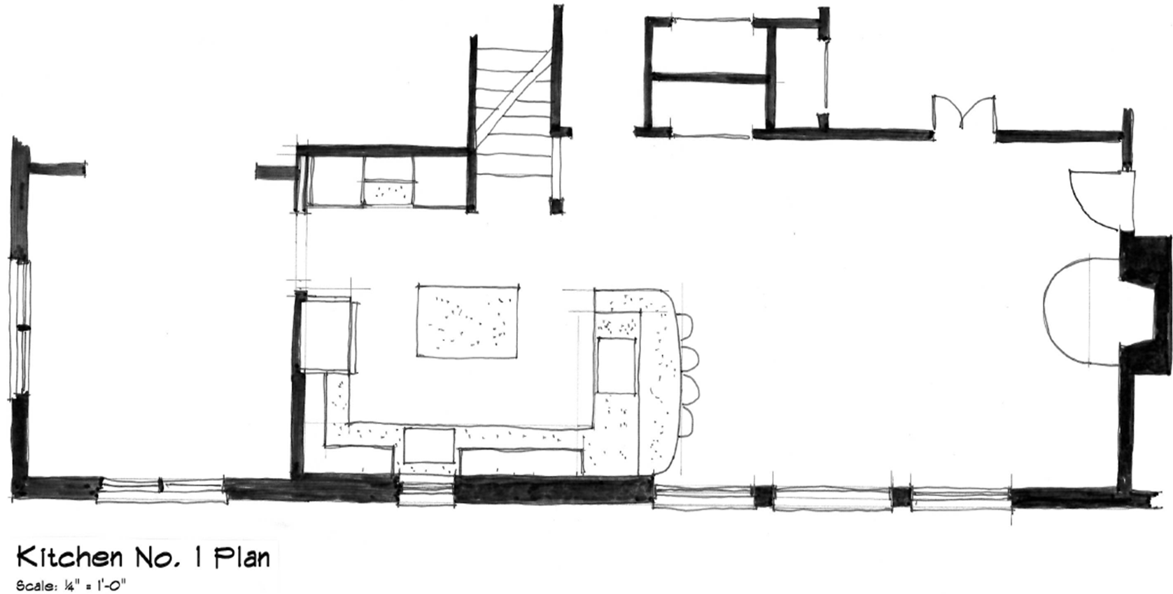 Kitchen No. 1 Plan