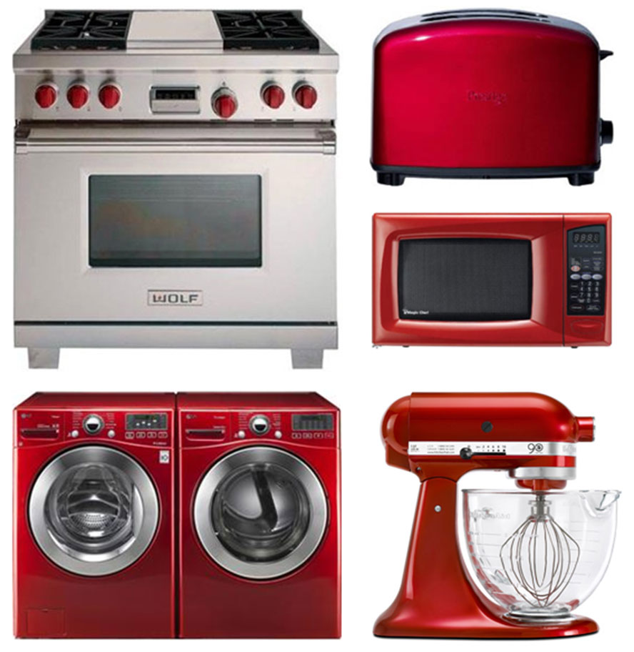 red appliances